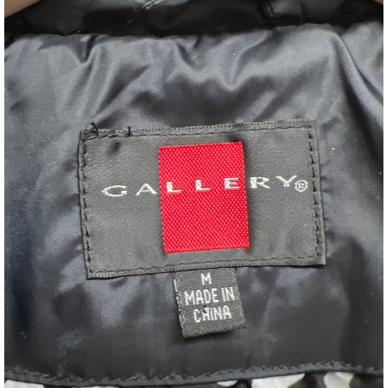 Gallery Black Long Down Puffer Coat