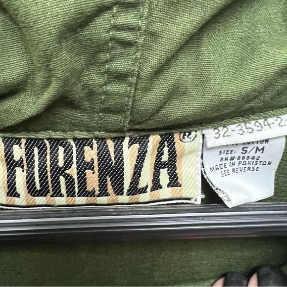 Forenza Vintage Oversized Army Green Cargo Jacket