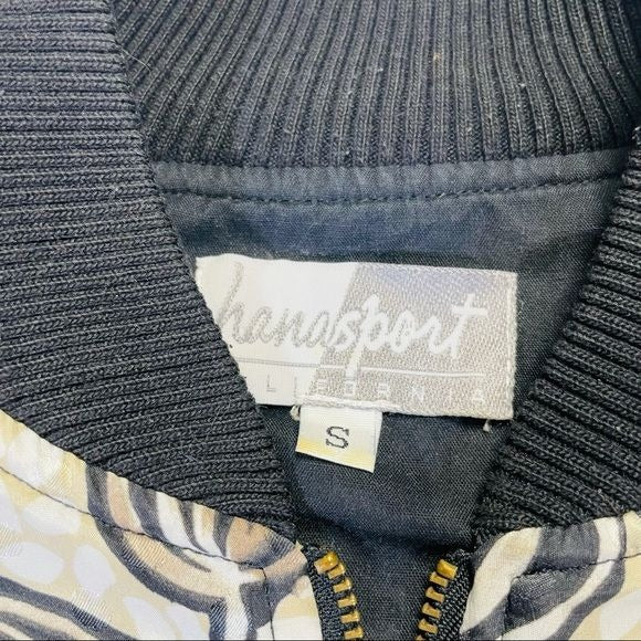 Vintage 80’s Hana Sport California Full Zip Windbreaker Cropped Golf Jacket