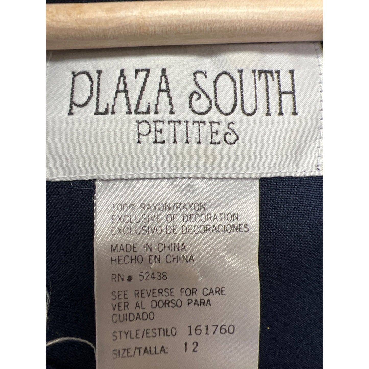 Plaza South Petites Vintage and Pearl Dress