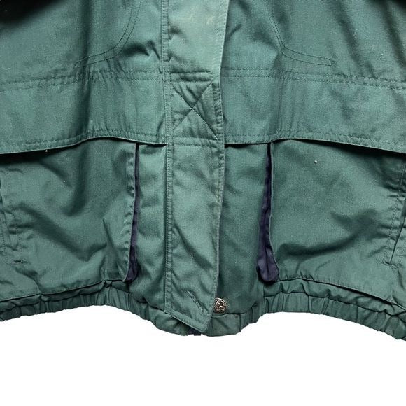 Mulberry Street Vintage 90’s Green and Blue Puffer Coat