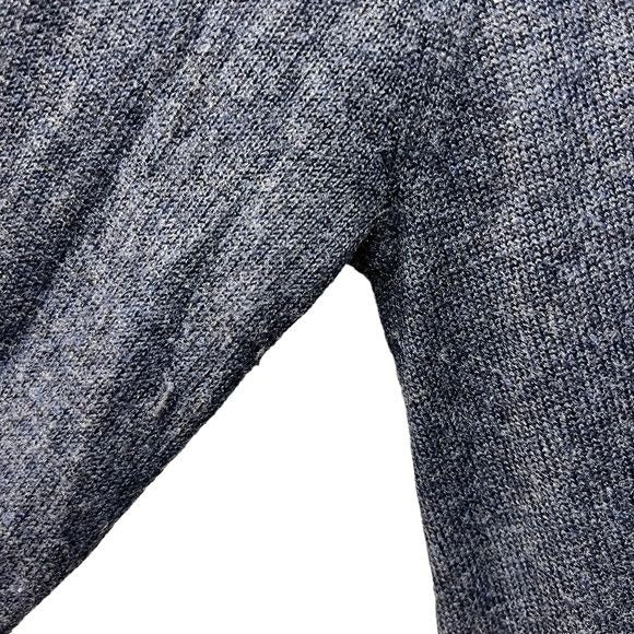 Joan Vass Blue Crewneck Sweater