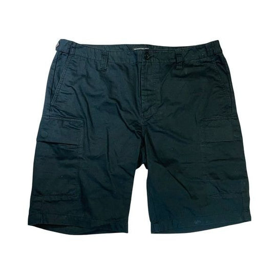 Kenneth Cole Black Chino Cotton Cargo Shorts