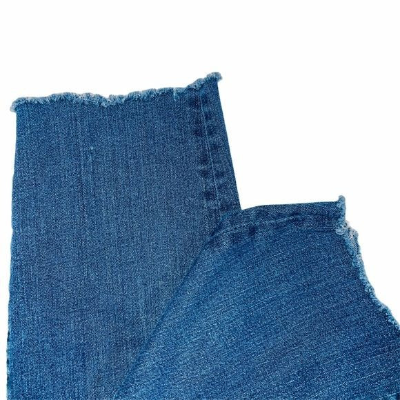 Kut from the Kloth Mia Toothpick Skinny Jeans with Frayed Hem