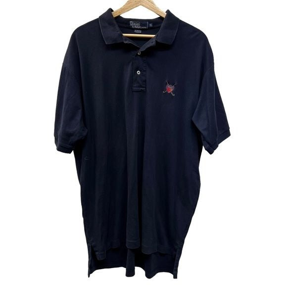 Polo Ralph Lauren Navy Polo Shirt with Golf Crest
