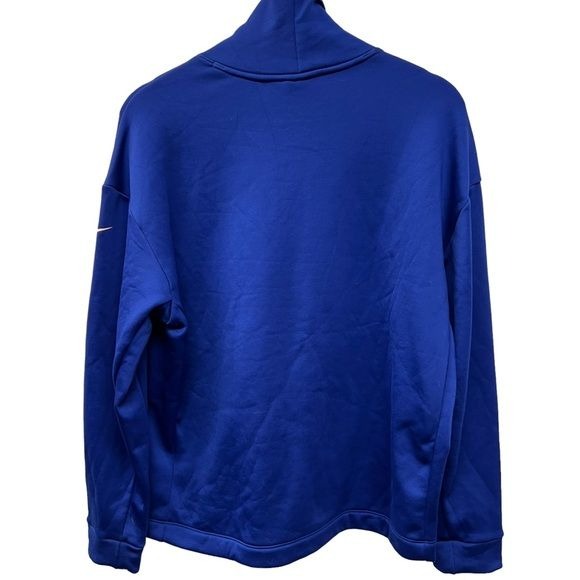 Nike Mock Turtleneck Royal Blue Pullover With Side Zip