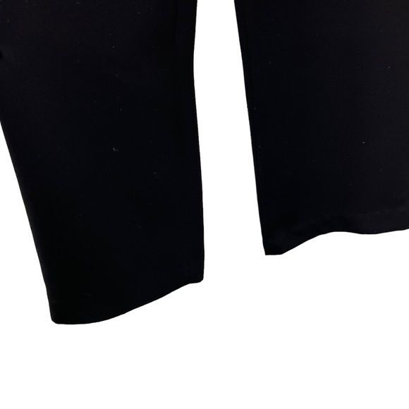 Evan Picone Black Wide Leg Dress Pants