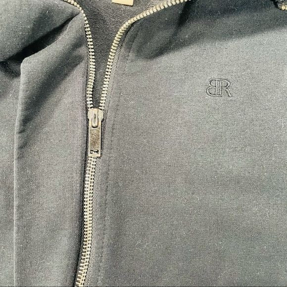 Banana Republic Full Zip Black Sweatshirt Jacket