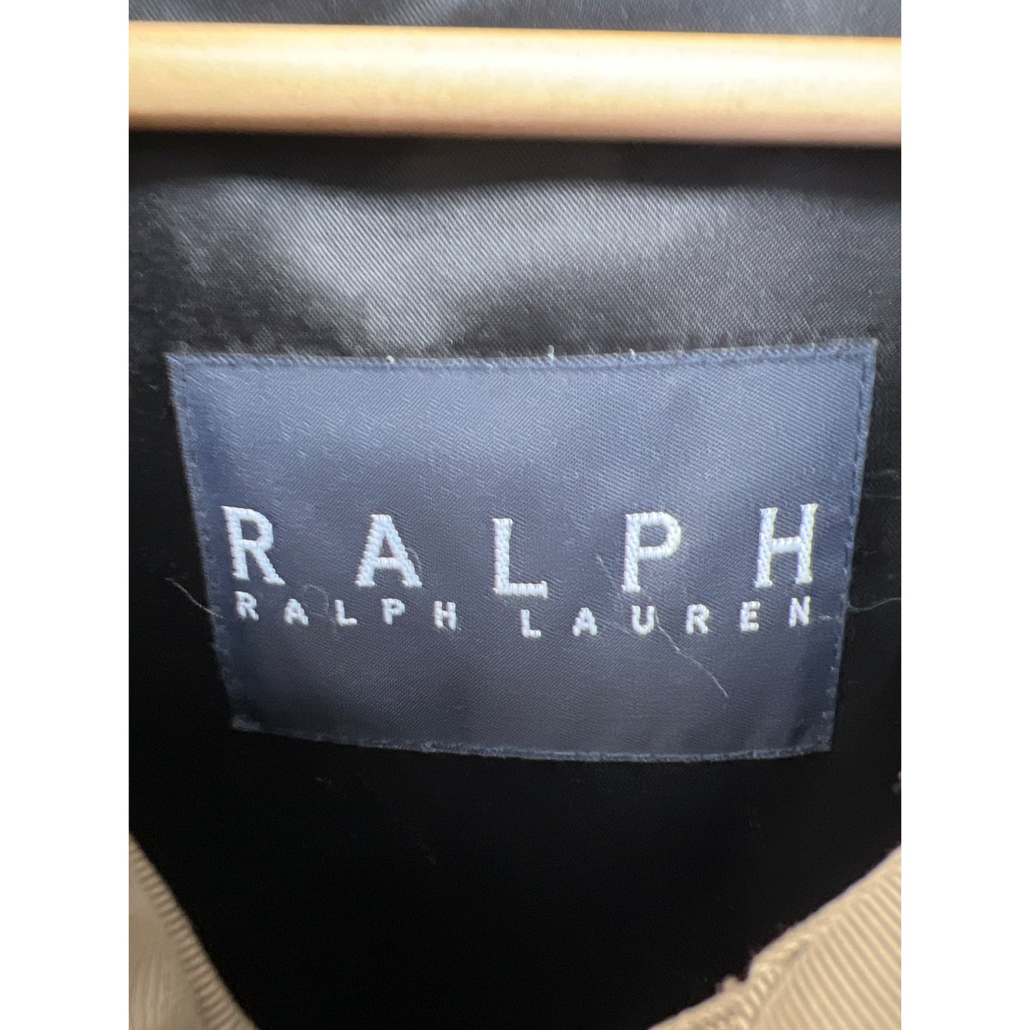 Ralph by Ralph Lauren Taupe Trench Coat with Wool Lining