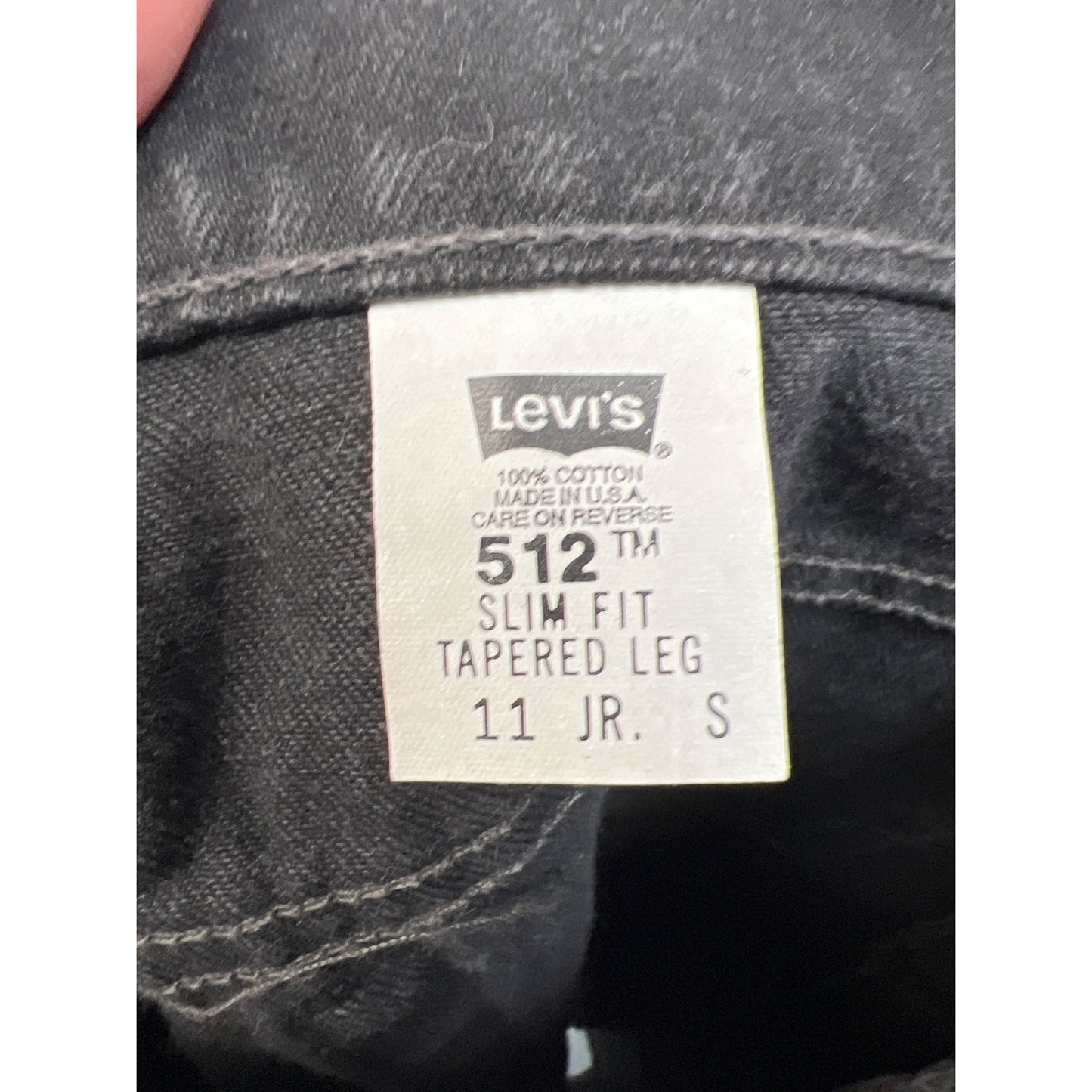 Levi's Vintage 90's Made in USA 512 Black Jeans