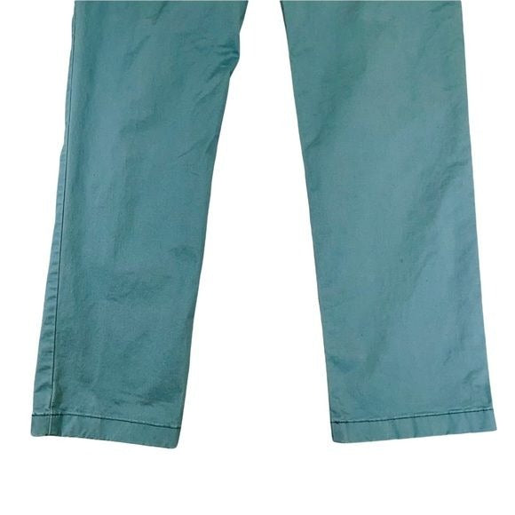 Tommy Hilfiger Custom Fit Dusty Teal Flat Front Chino Pants