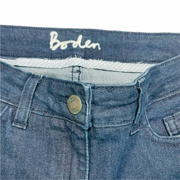 Boden Mid Rise Quilted Knee Skinny Jean