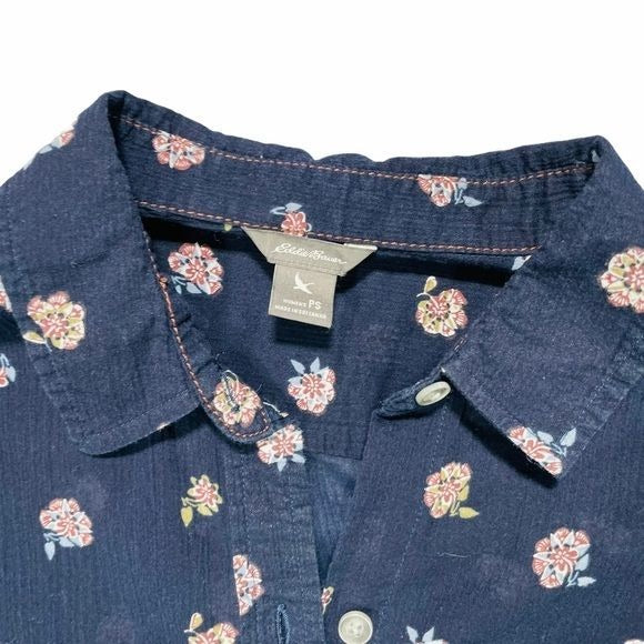 Eddie Bauer Floral Button Down Shirt