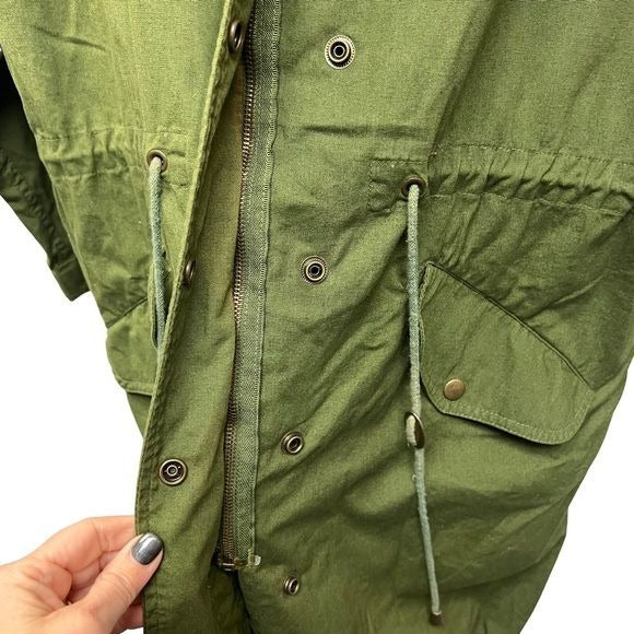 Forenza Vintage Oversized Army Green Cargo Jacket