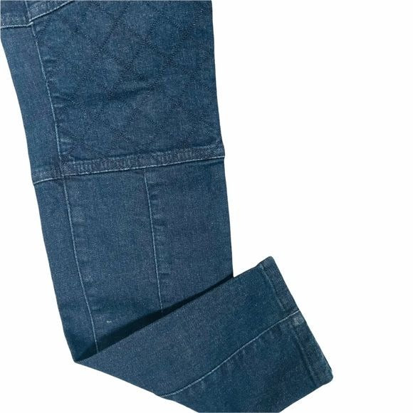 Boden Mid Rise Quilted Knee Skinny Jean